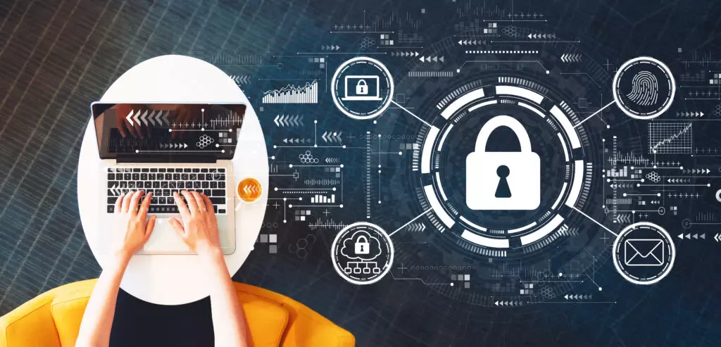 Lady making WordPress secure by upgrading