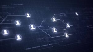people connecting across different computer lines 